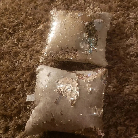 Set of two Decors sequined pillows - Picture 4 of 4